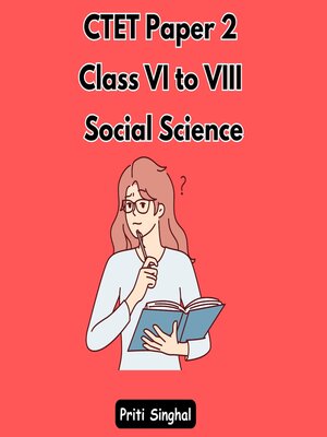 cover image of CTET Paper 2 Class VI to VIII Social Science